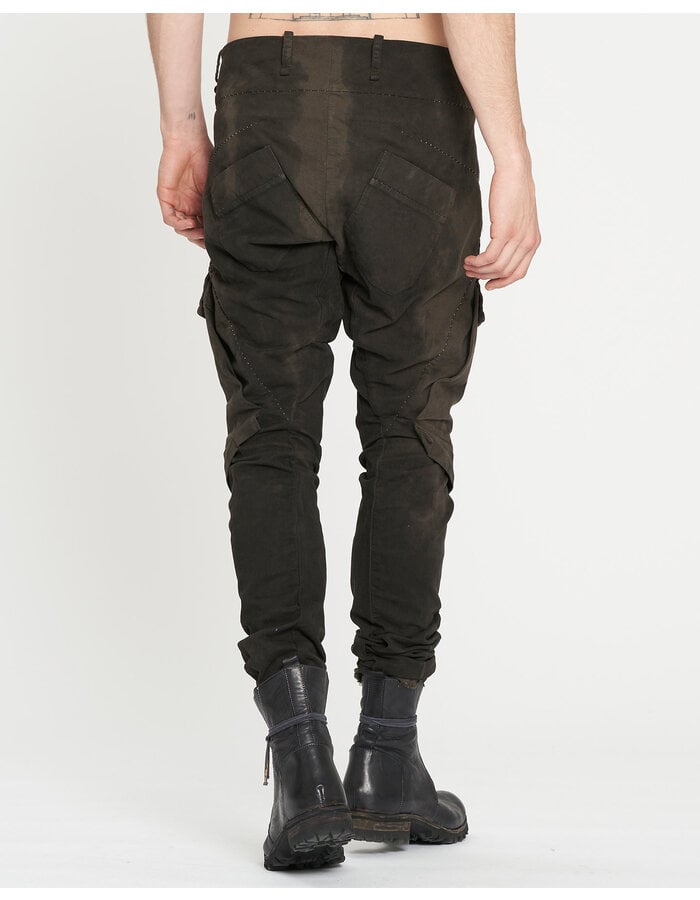 MASNADA BAGGY CARGO PANTS - CAMO DUST