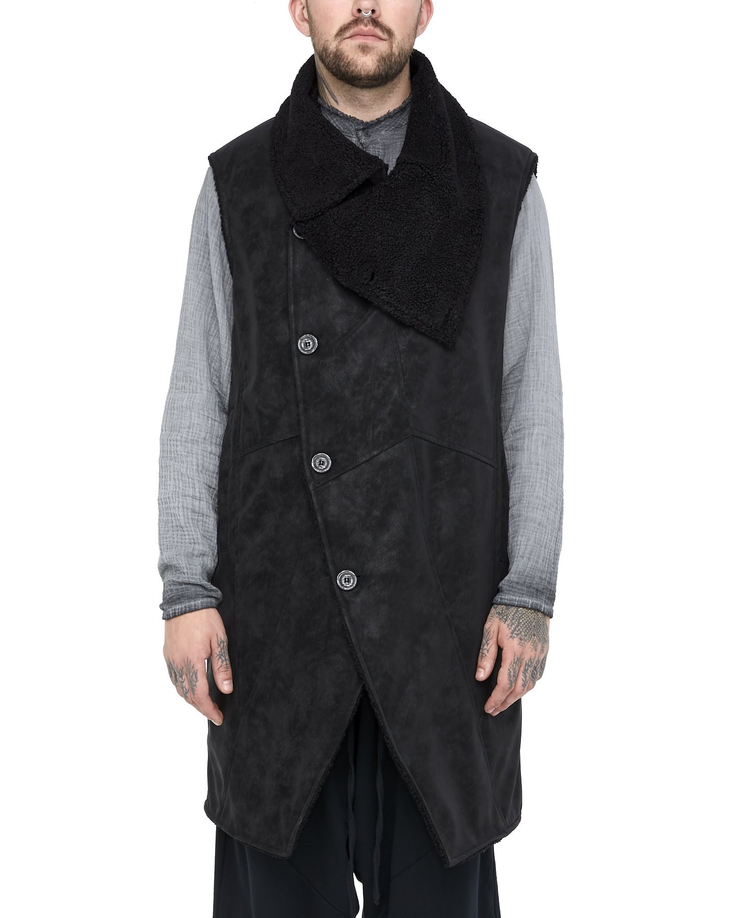 Padded Patch Pocket Vest by Thom Krom  Shop Untitled NYC - Shop Untitled  NYC