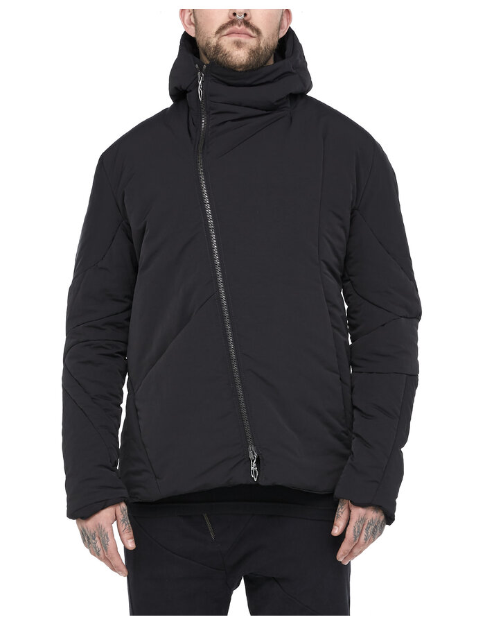 LEON EMANUEL BLANCK DISTORTION HOODED L JACKET - POLY TECH / GOOSE DOWN