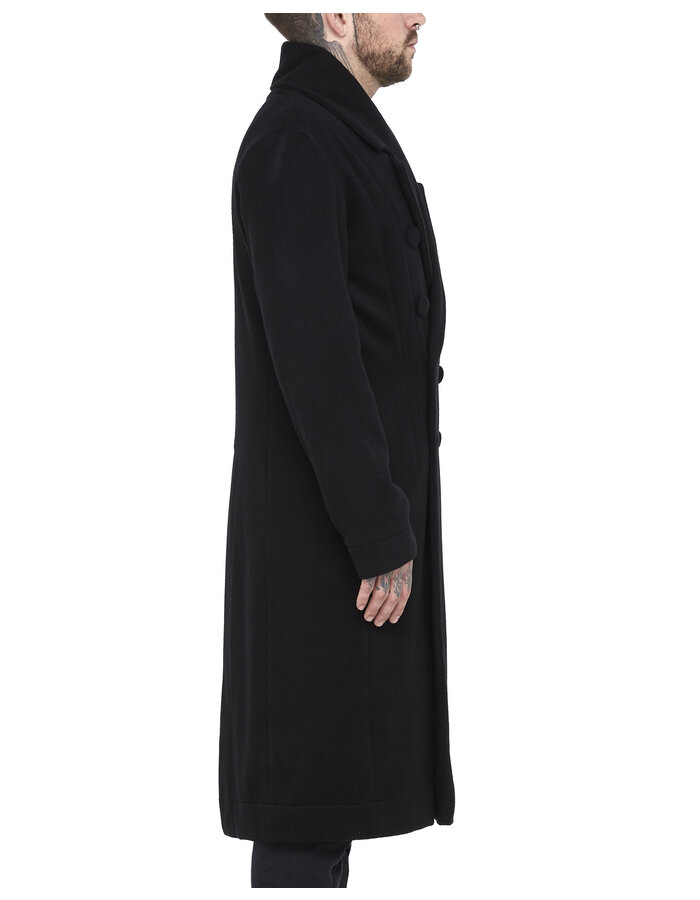 DAVIDS ROAD WOOL DOUBLE BREASTED COAT