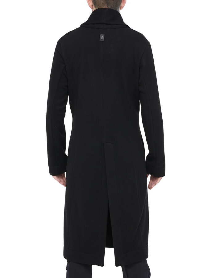 DAVIDS ROAD WOOL DOUBLE BREASTED COAT