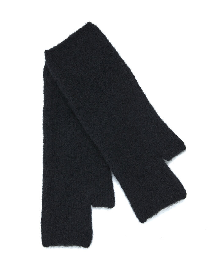 ISABEL BENENATO YAK & MERINO WOOL CUT-OFF GLOVES