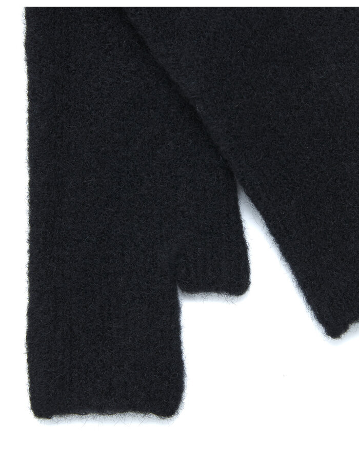 ISABEL BENENATO YAK & MERINO WOOL CUT-OFF GLOVES