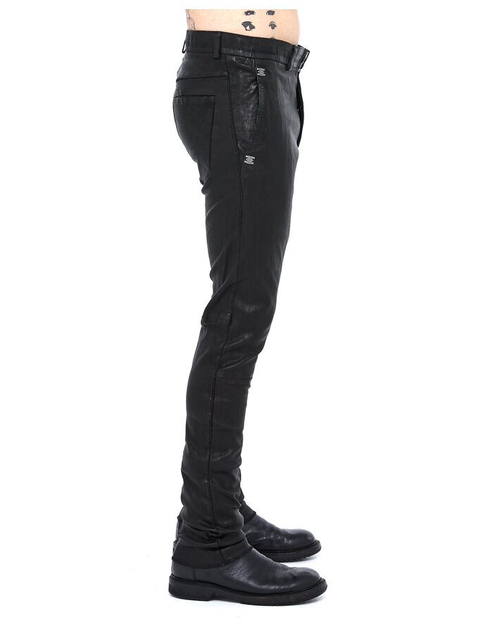 ISAAC SELLAM EXPERIENCE FETARD STRETCH LEATHER SLIM TROUSER
