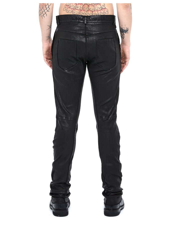 ISAAC SELLAM EXPERIENCE FETARD STRETCH LEATHER SLIM TROUSER