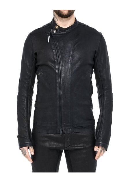 ISAAC SELLAM EXPERIENCE BUTE NEO STRETCH LEATHER JACKET