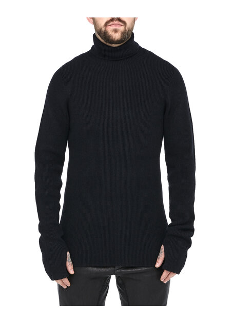 ISAAC SELLAM EXPERIENCE PERVERS HIGH GAUGE KNIT CASHMERE TURTLENECK