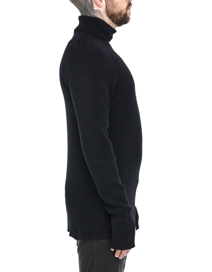 ISAAC SELLAM EXPERIENCE PERVERS HIGH GAUGE KNIT CASHMERE TURTLENECK