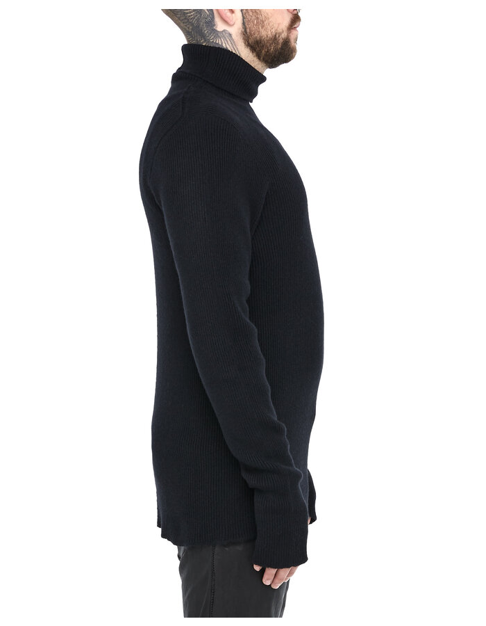 ISAAC SELLAM EXPERIENCE PERVERS HIGH GAUGE KNIT CASHMERE TURTLENECK