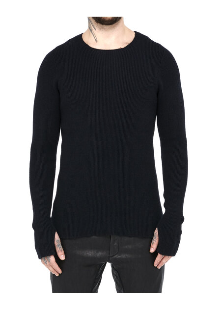 ISAAC SELLAM EXPERIENCE CORROMPU HIGH GAUGE KNIT CASHMERE CREWNECK