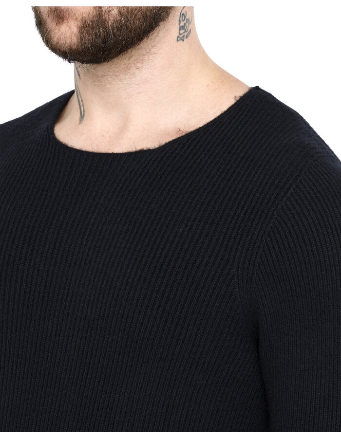 ISAAC SELLAM EXPERIENCE CORROMPU HIGH GAUGE KNIT CASHMERE CREWNECK