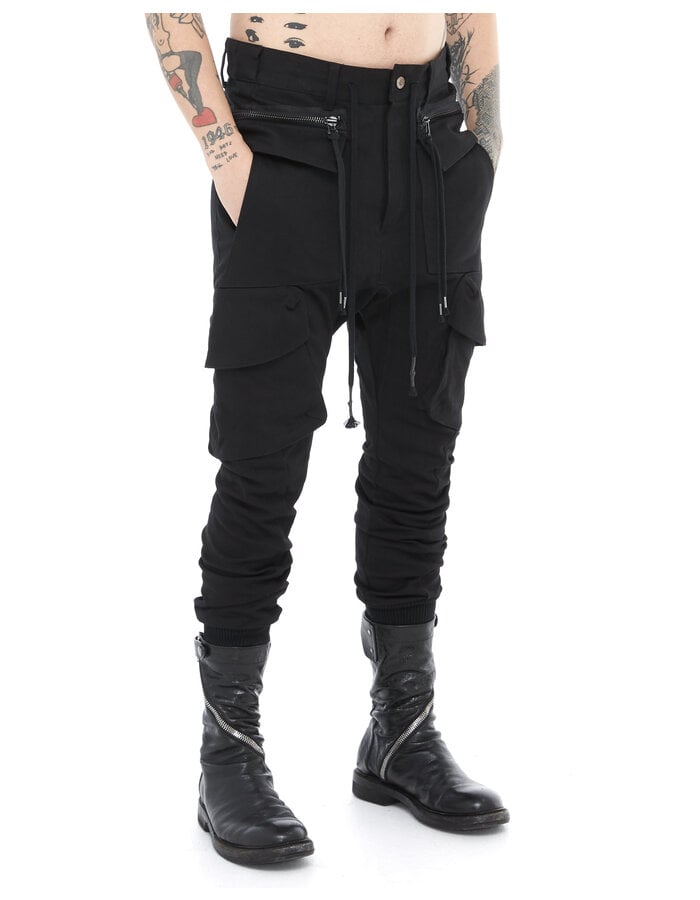 D. HYGEN SUPER STRETCH DENIM CARGO JOGGER