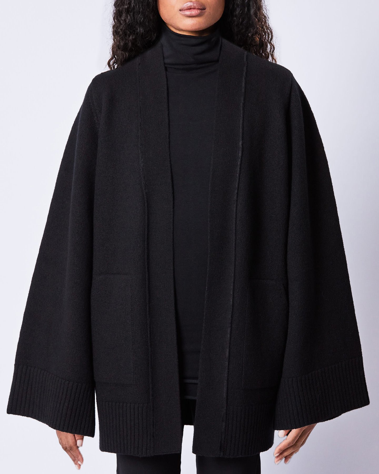 MERINO WOOL KIMONO JACKET