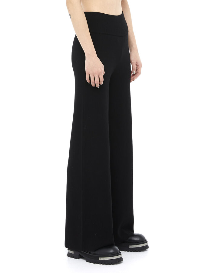 ISABEL BENENATO KNIT VISCOSE HIGH WAISTED TROUSER