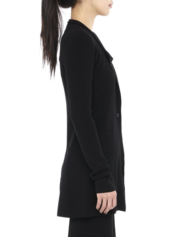 ISABEL BENENATO KNIT VISCOSE FITTED BLAZER