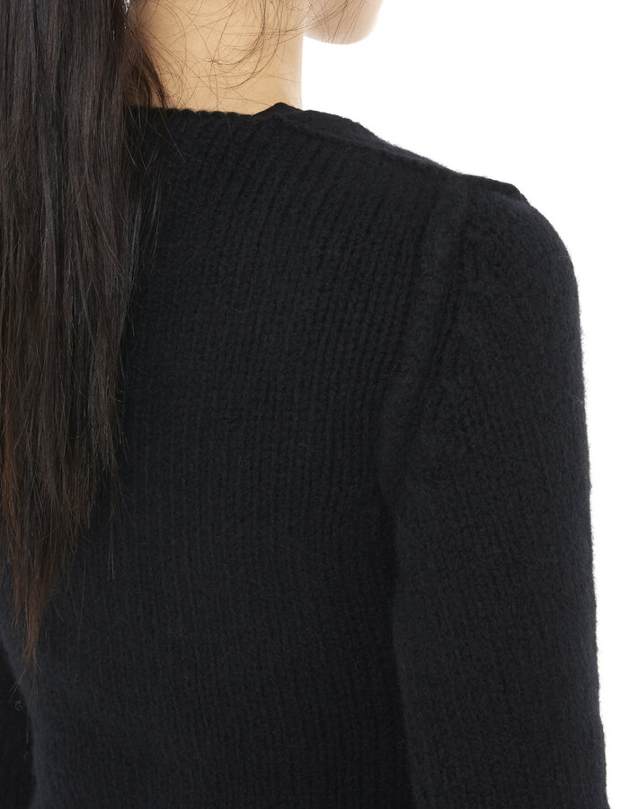 ISABEL BENENATO YAK & MERINO WOOL DISTRESSED SWEATER