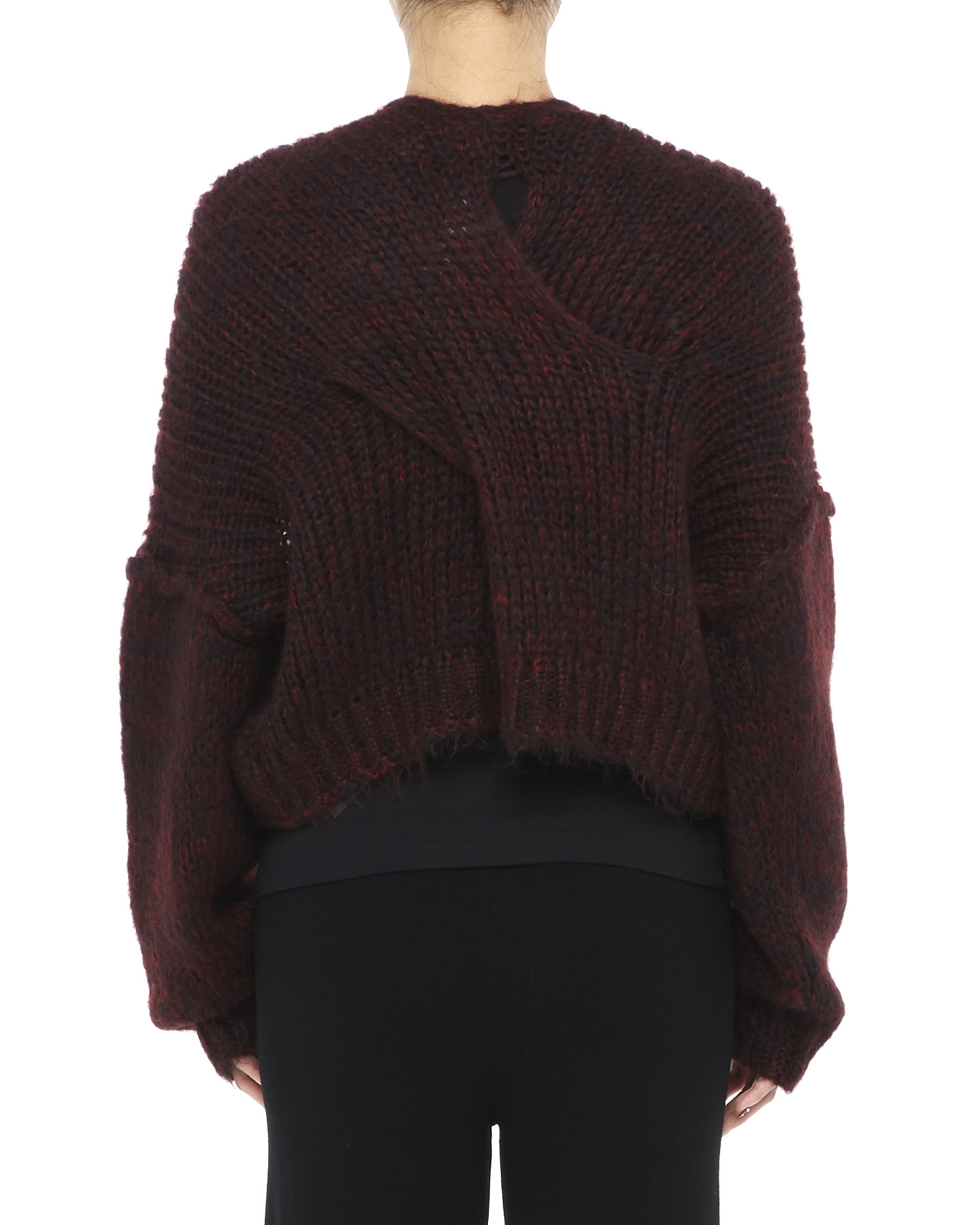 Mohair Blend V-neck sweaterby Isabel Benenato | Shop Untitled NYC