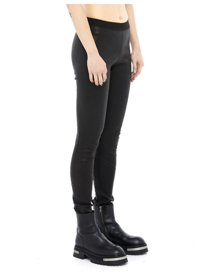 ISAAC SELLAM EXPERIENCE INSOUMISE STRETCH LEATHER LEGGINGS