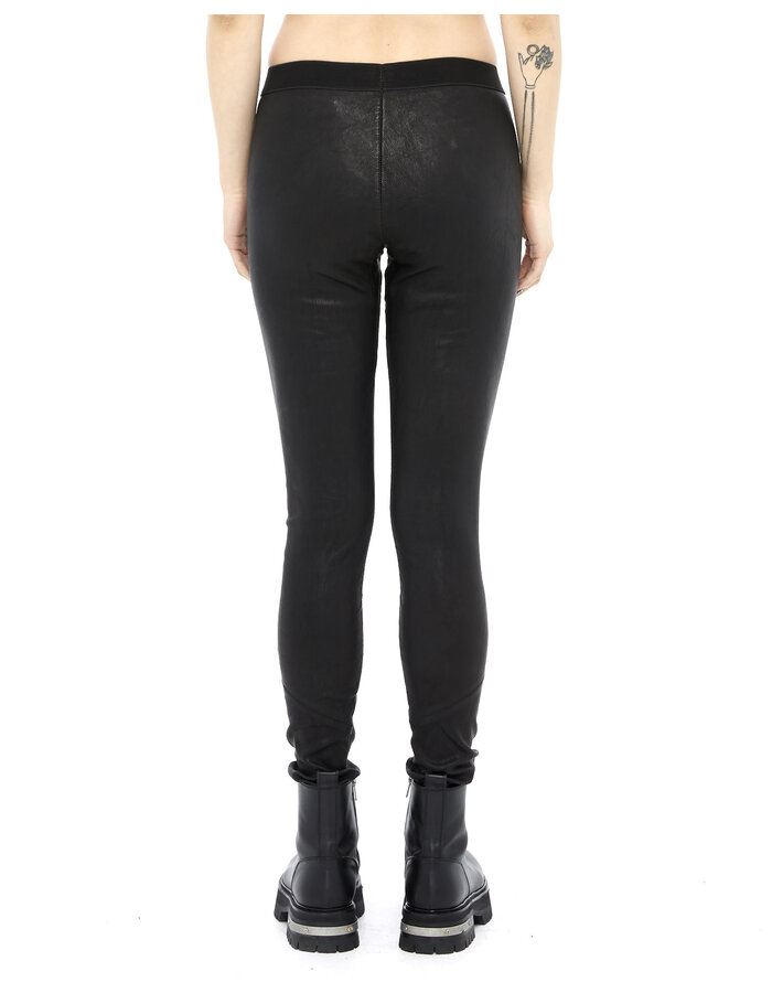 ISAAC SELLAM EXPERIENCE INSOUMISE STRETCH LEATHER LEGGINGS