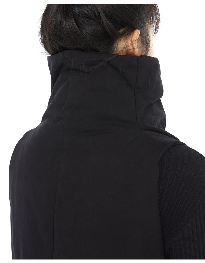 STUDIO B3 HIGH NECK CROSSOVER PADDED VEST