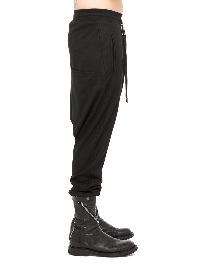 ARMY OF ME DROP CROTCH WOOL TROUSERS 74