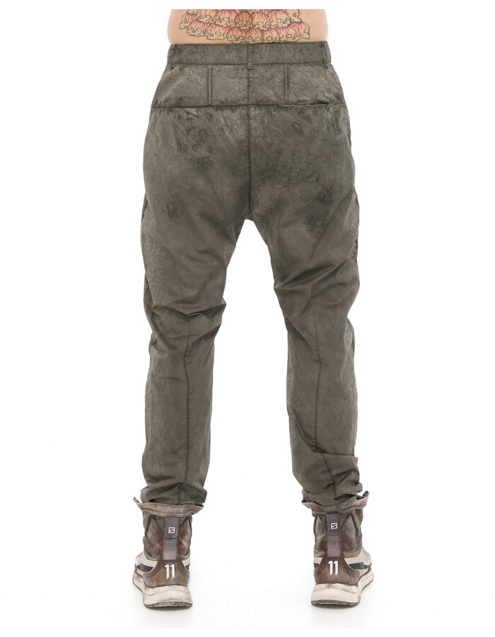 MD75 STRETCH COTTON RELAXED TROUSERS - TAUPE SALT