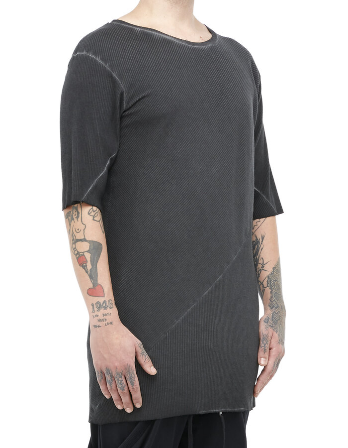 ARMY OF ME RIBBED T-SHIRT 33 - ANTHRACITE