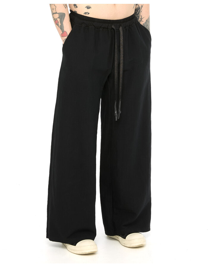 69 BY ISAAC SELLAM DOUBLE LAYER COTTON GAUZE WIDE PANT