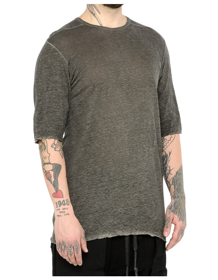 69 BY ISAAC SELLAM MOVEMENT T - LINEN KNIT - LEAD