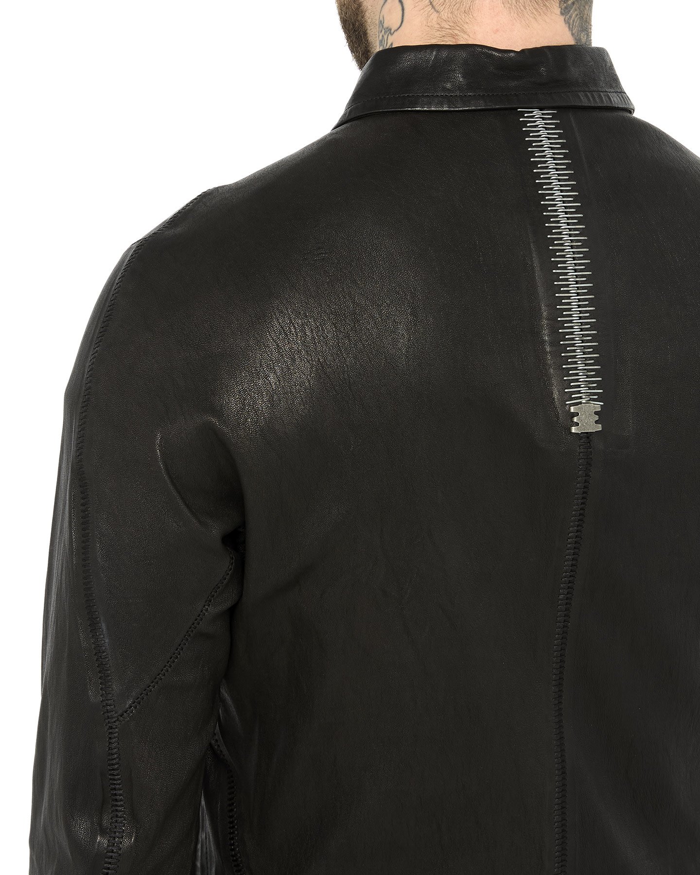 Attentif Stretch Leather Jacket by Isaac Sellam | Shop Untitled 