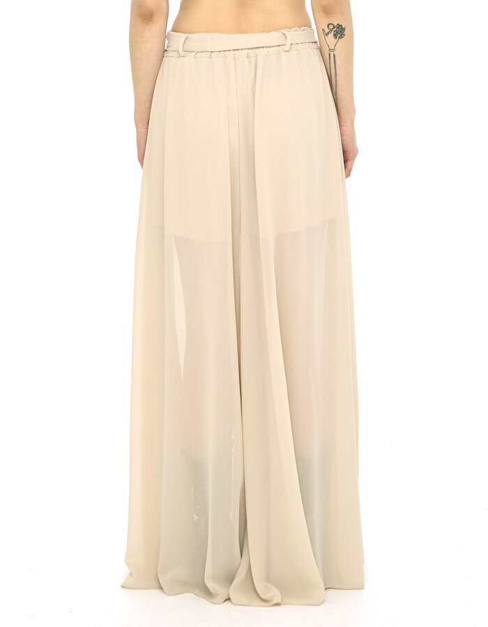 LA HAINE INSIDE US GEORGETTE HAKAMA PANT - SAND