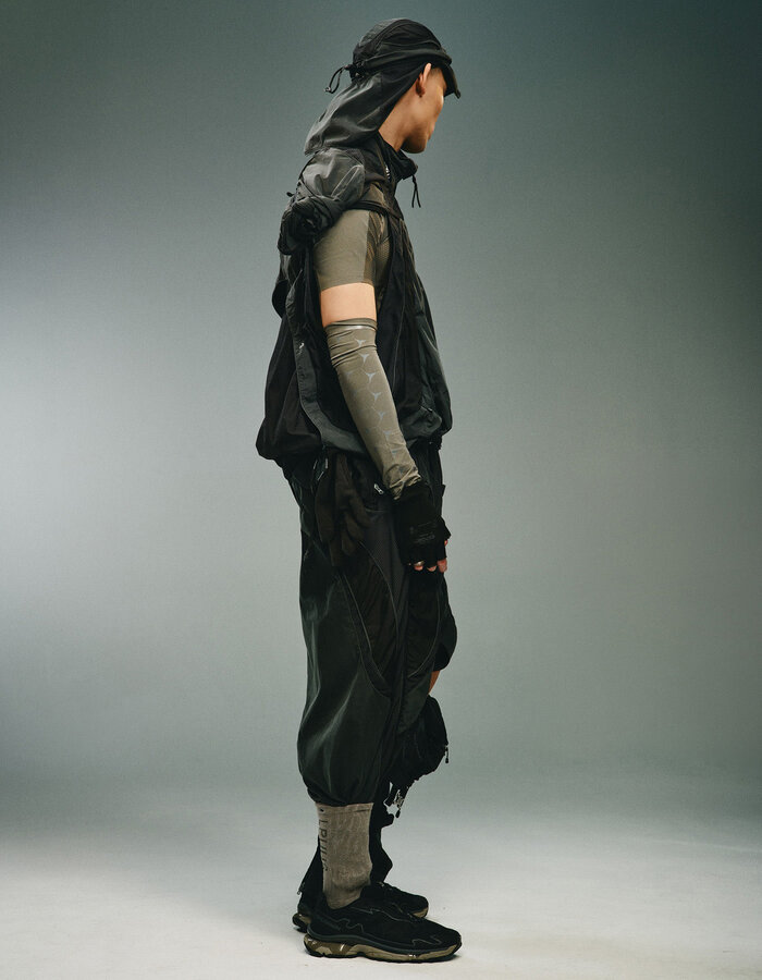 HAMCUS AS / INTERSTELLAR BOUNTY HUNTER PANTS - BLACK