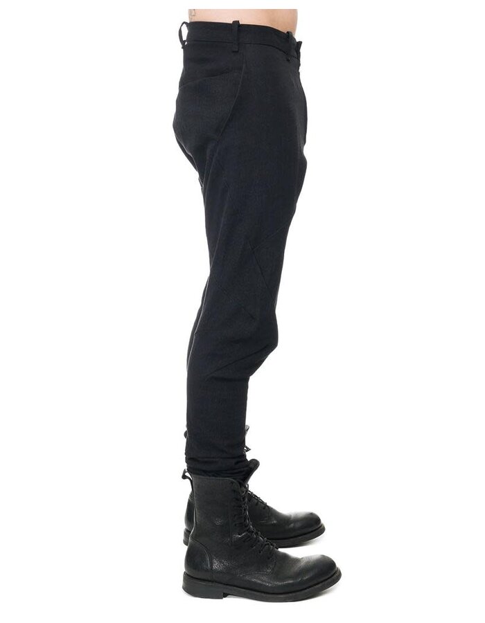 LEON EMANUEL BLANCK FORCED FITTED LONG PANTS