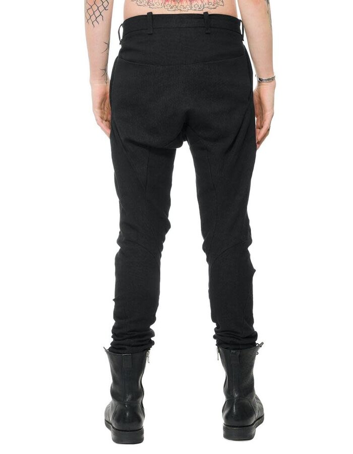 LEON EMANUEL BLANCK FORCED FITTED LONG PANTS