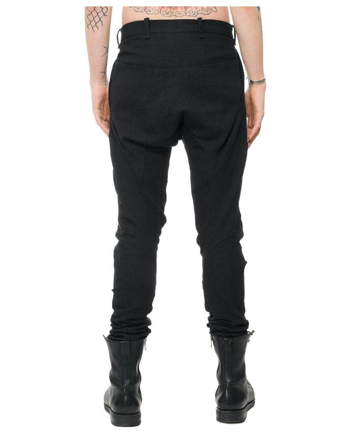 LEON EMANUEL BLANCK FORCED FITTED LONG PANTS