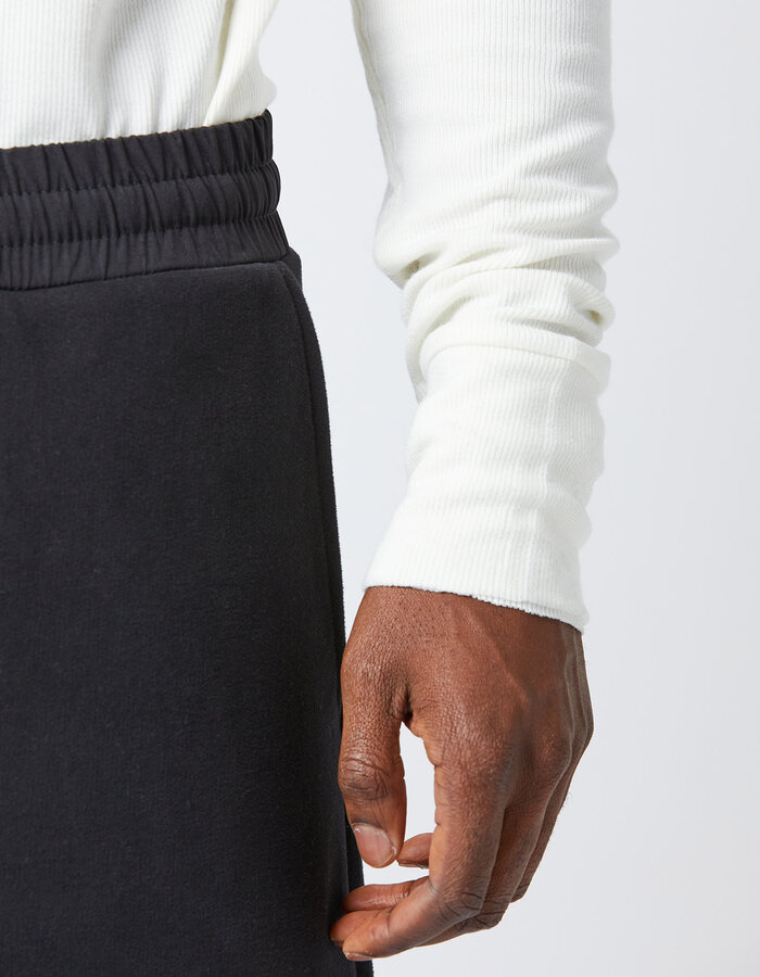 THOM KROM RIBBED MODAL FITTED TURTLENECK - OFF WHITE