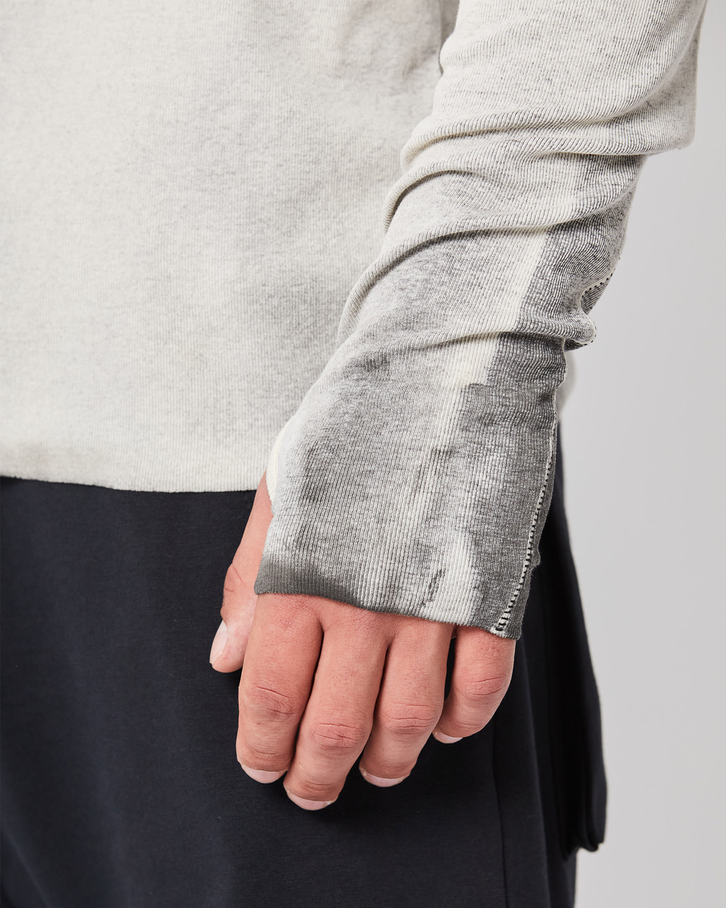 MELT THE LADY contrast stitch knit (BK) トップス - トップス
