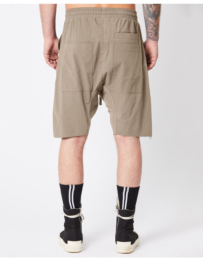 THOM KROM STRETCH COTTON DROP CROTCH SHORTS - FOSSIL