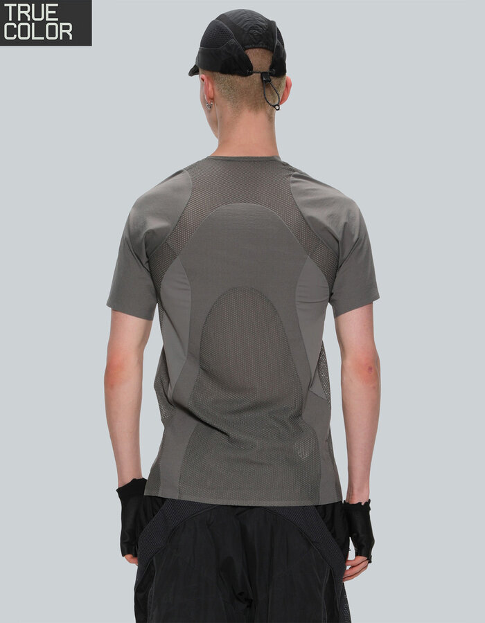 HAMCUS LPU / UNION STANDARD FITTED T-SHIRT - NEUTRAL GREY