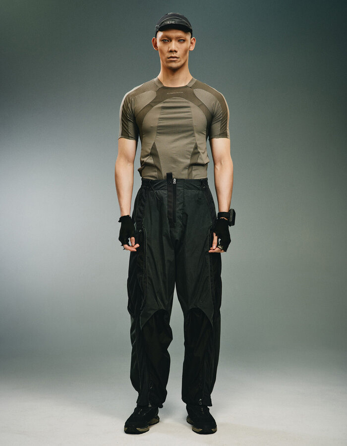 HAMCUS LPU / UNION STANDARD FITTED T-SHIRT - NEUTRAL GREY