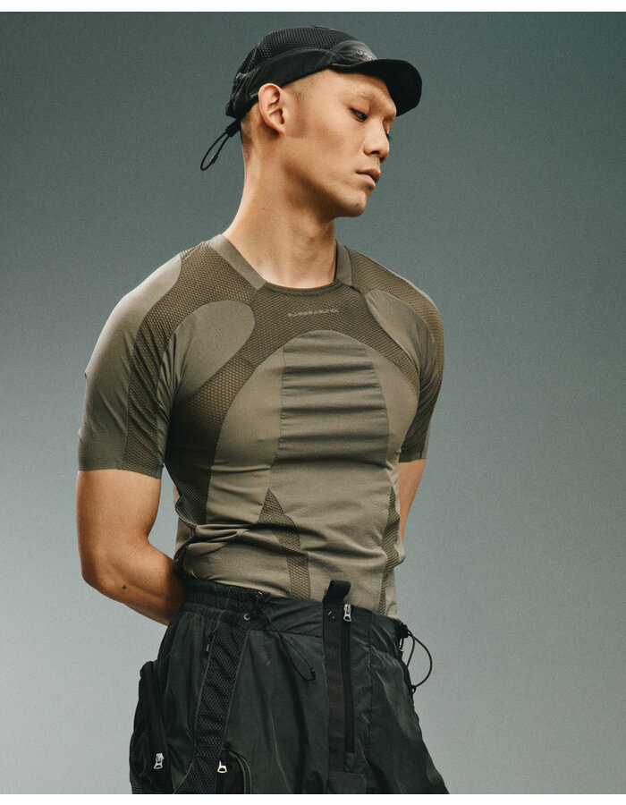 HAMCUS LPU / UNION STANDARD FITTED T-SHIRT - NEUTRAL GREY