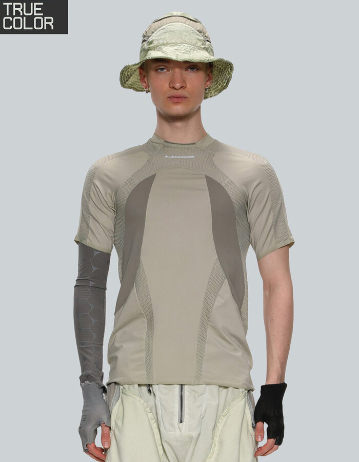 HAMCUS LPU / UNION STANDARD FITTED T-SHIRT - BEIGE