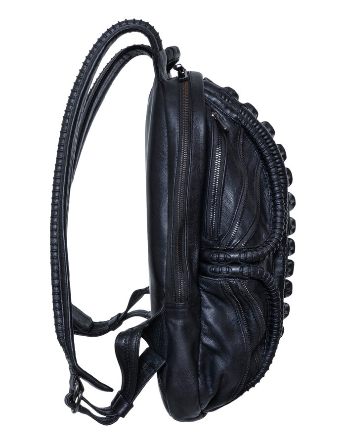 SYZMIC STUDIO HYLO VERTEBRAL SPINE LEATHER BACKPACK