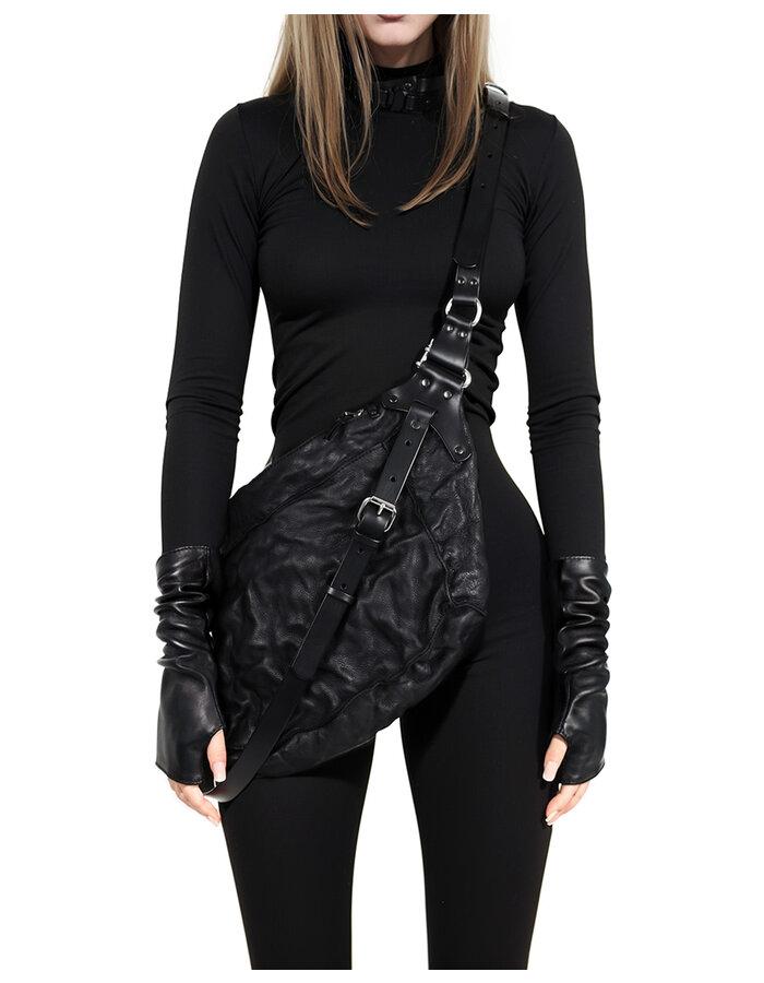 TEO + NG RYAN LEATHER SHOULDER BAG