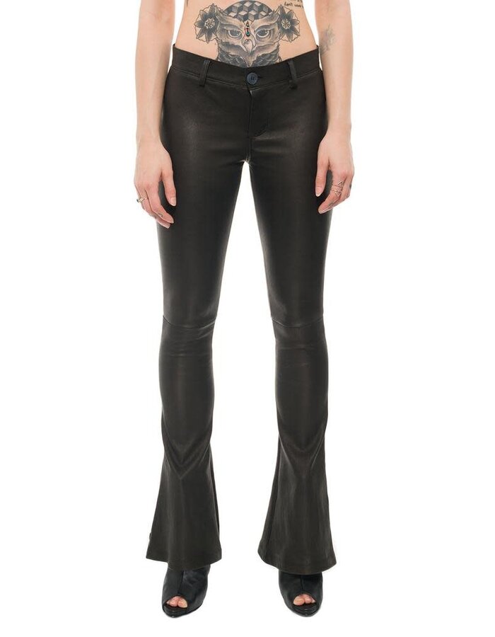 10SEI0OTTO STRETCH LEATHER FLARE PANTS