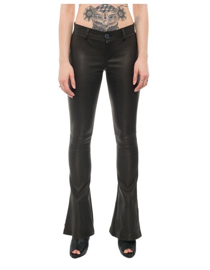 10SEI0OTTO STRETCH LEATHER FLARE PANTS