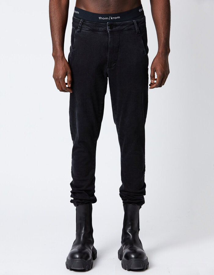 THOM KROM STRETCH SLIM FIT JEAN - DARK GREY