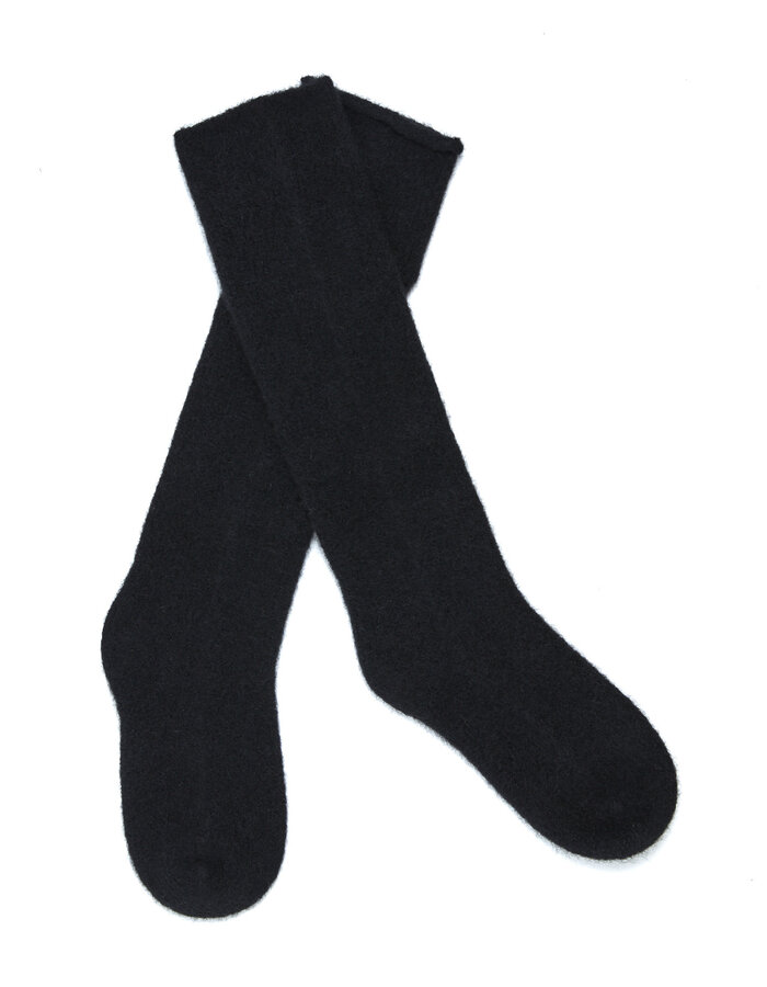 ISABEL BENENATO YAK & MERINO WOOL KNIT SOCKS