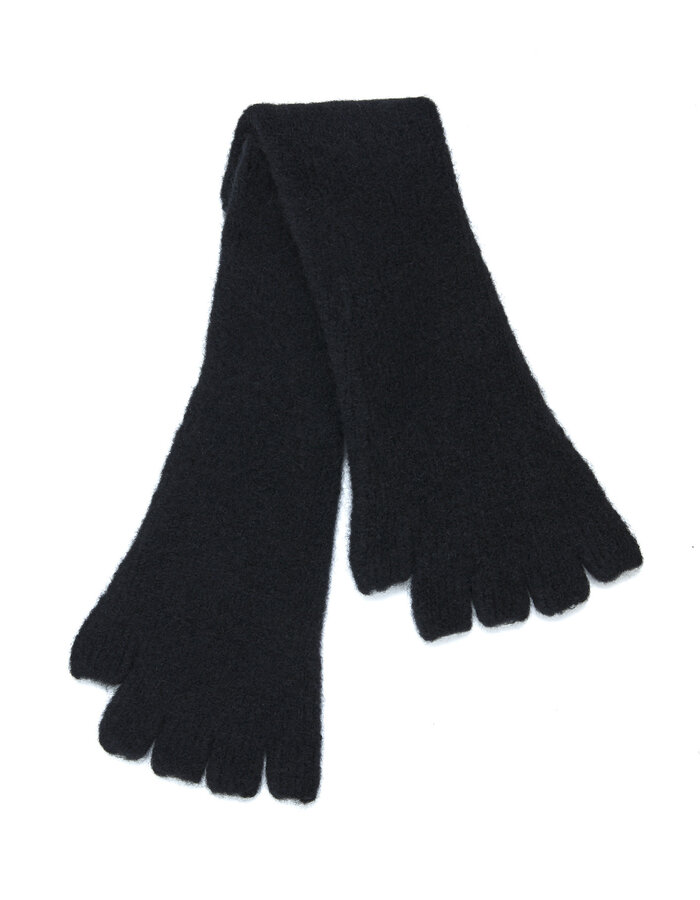 ISABEL BENENATO YAK & MERINO WOOL FINGERLESS GLOVES