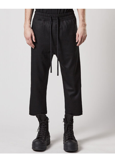 THOM KROM STRETCH WOOL CROPPED TROUSERS